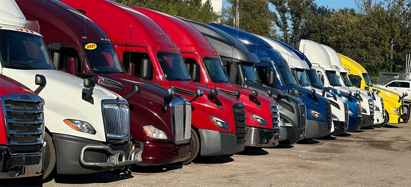 Various used trucks at Alpine Truck Sales
